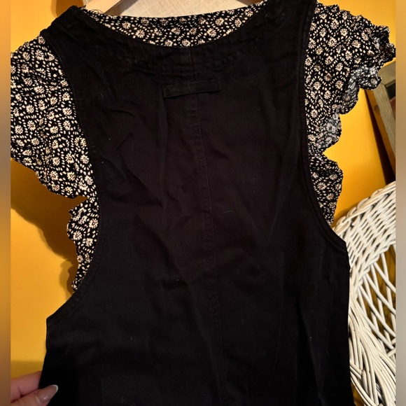 ❤️black vintage coverall babydoll dress - Picture 4 of 4